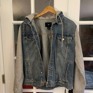 Hooded Denim Jacket